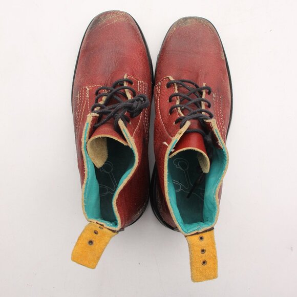 PS Kaufman Men’s 5 Women’s 6.5 Desert Distressed Boots Handmade Leather Mexico - Picture 9 of 13